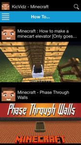KicVidz - Minecraft YouTube videos